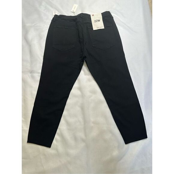 Warp+Weft Women’s Black JFK Skinny Plus Size 22W - Picture 2 of 11
